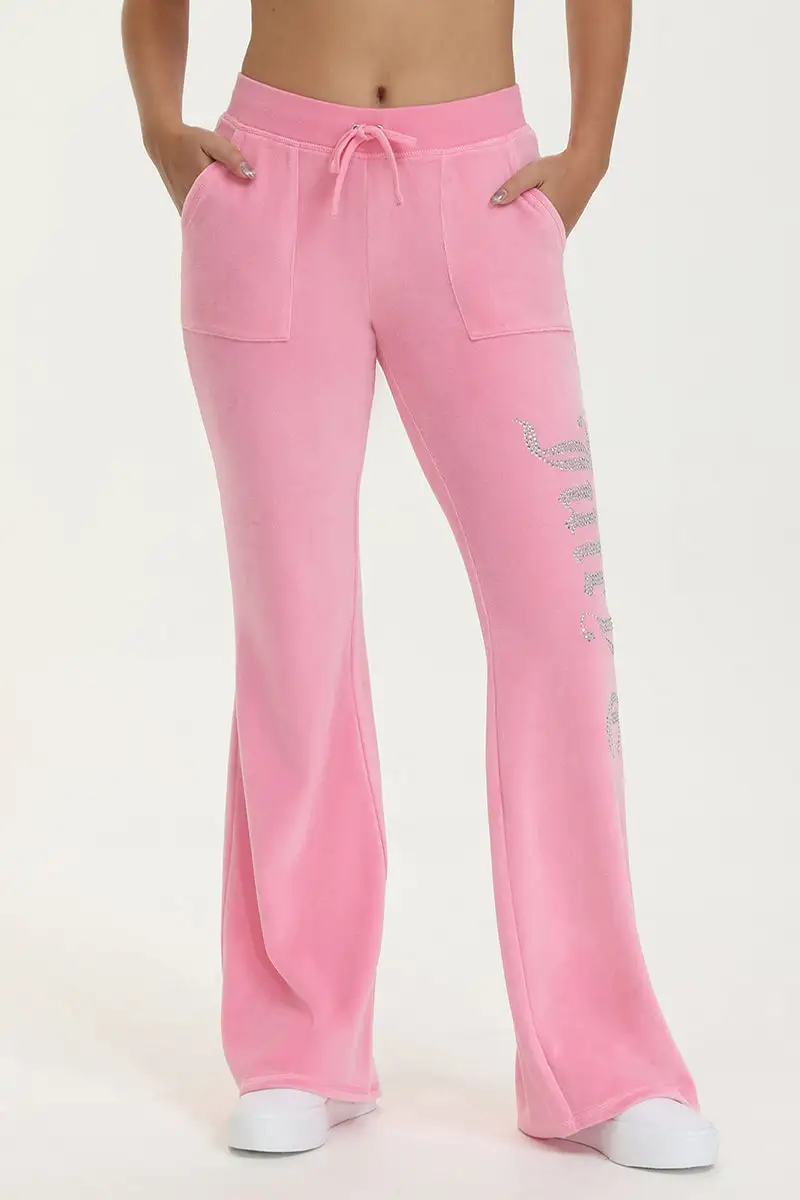 Heritage Snap Pocket Cotton Velour Pants