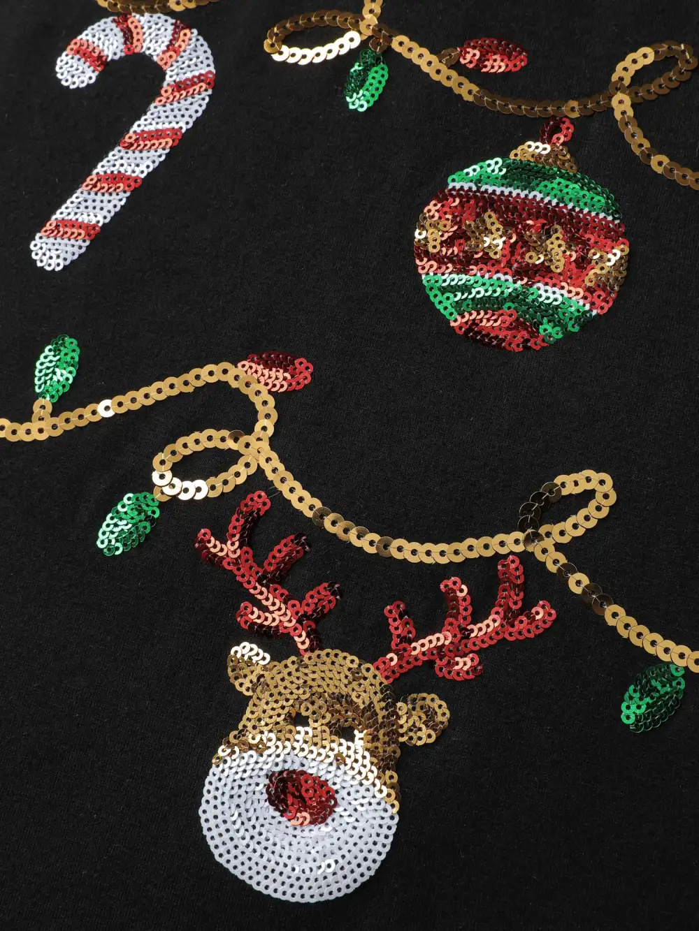 Supersoft Sequin Embroidery Sweatshirt