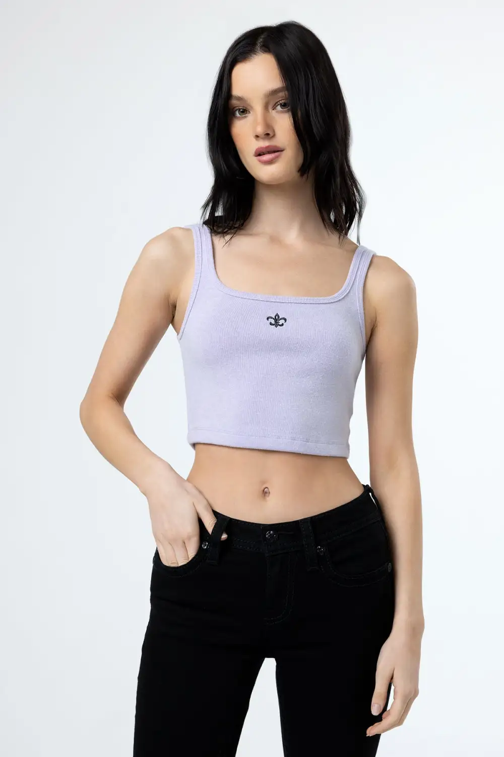 Classic Fleur Crop Tank