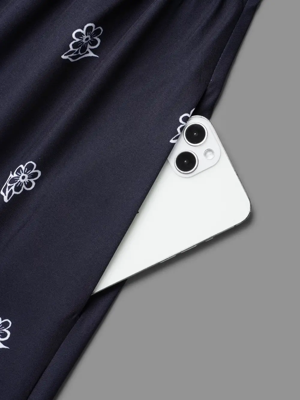 Floral Waist-Tie Notched Collar Midi Dress