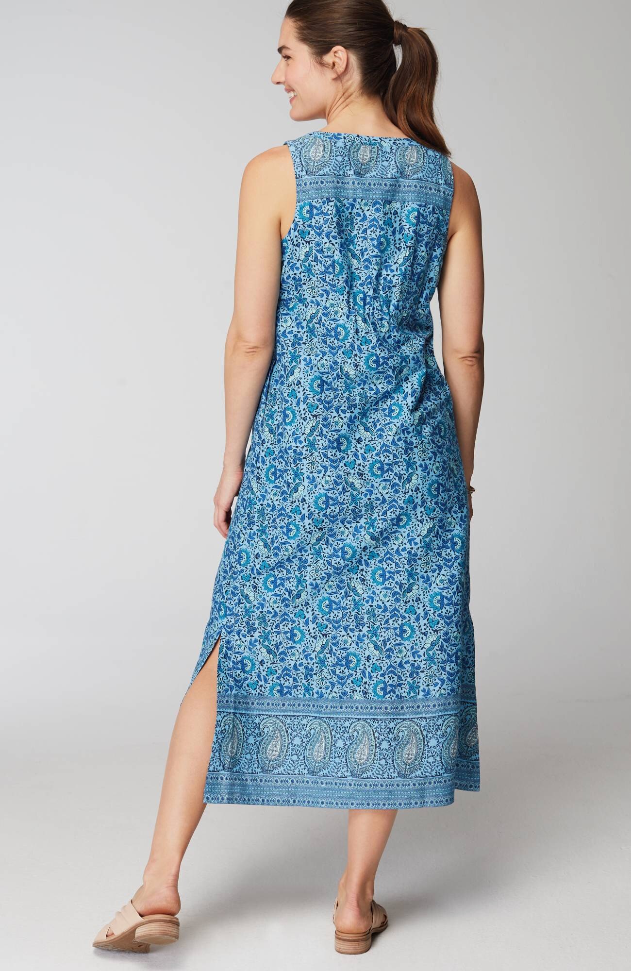 Pure Jill Waist-Seamed Maxi Dress