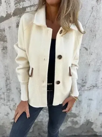 Casual Lapel Single-breasted Jacket