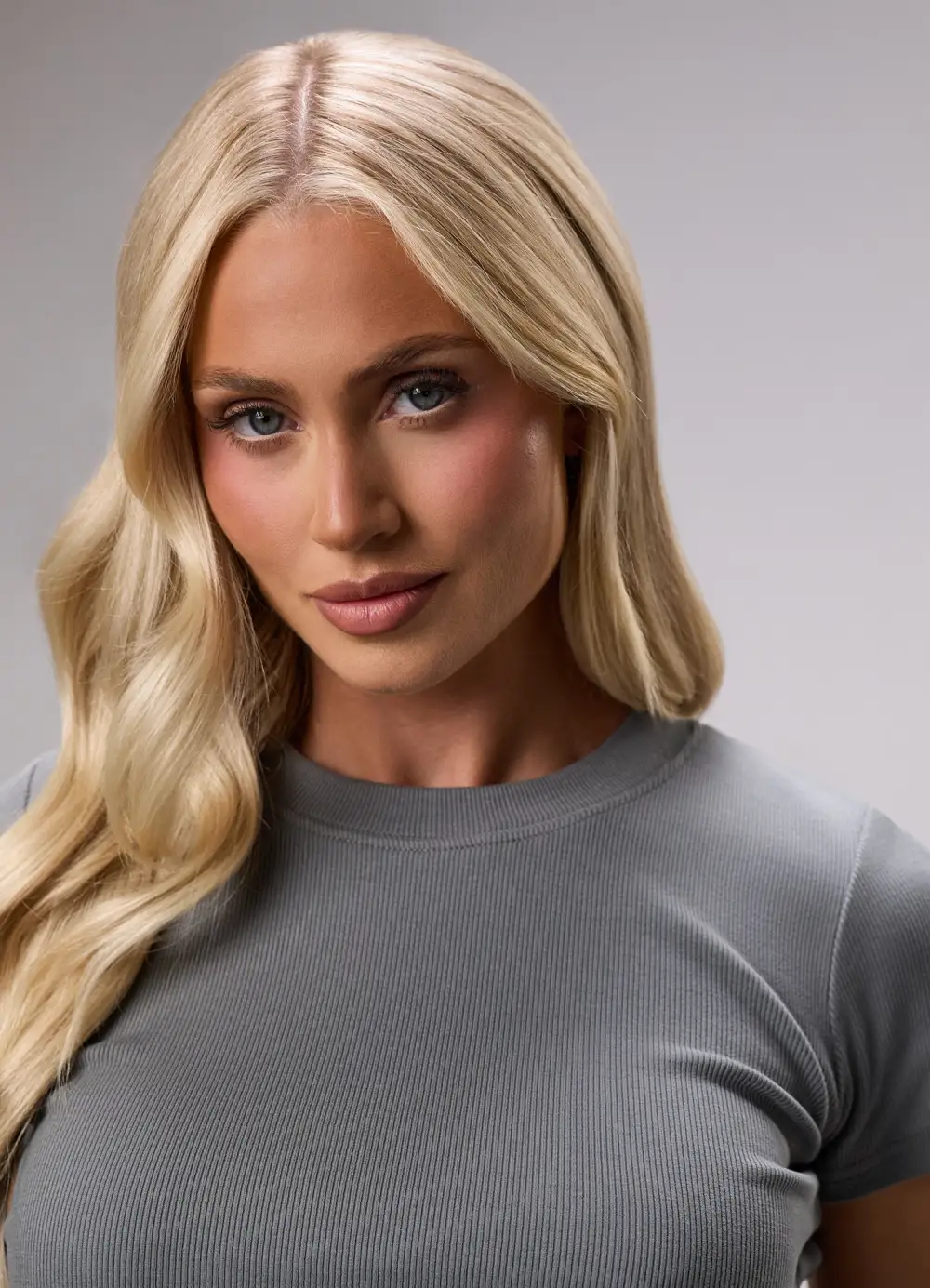 GKW Sports Luxe Rib Crop Tee - Dark Sage