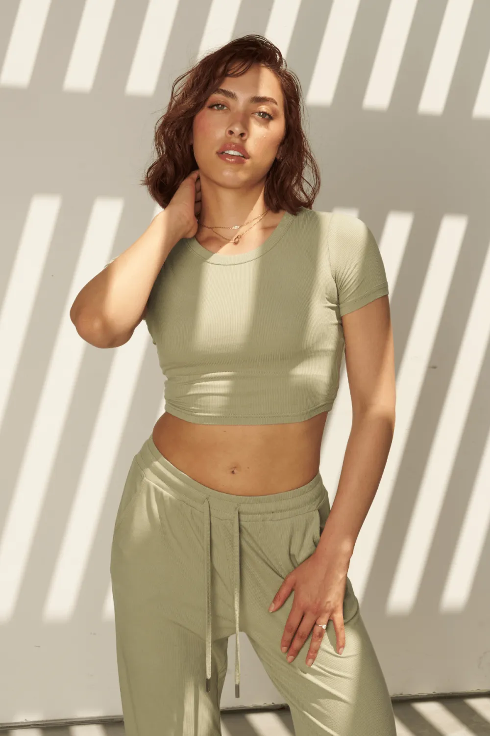 W451 Ivy Ribbed Tee