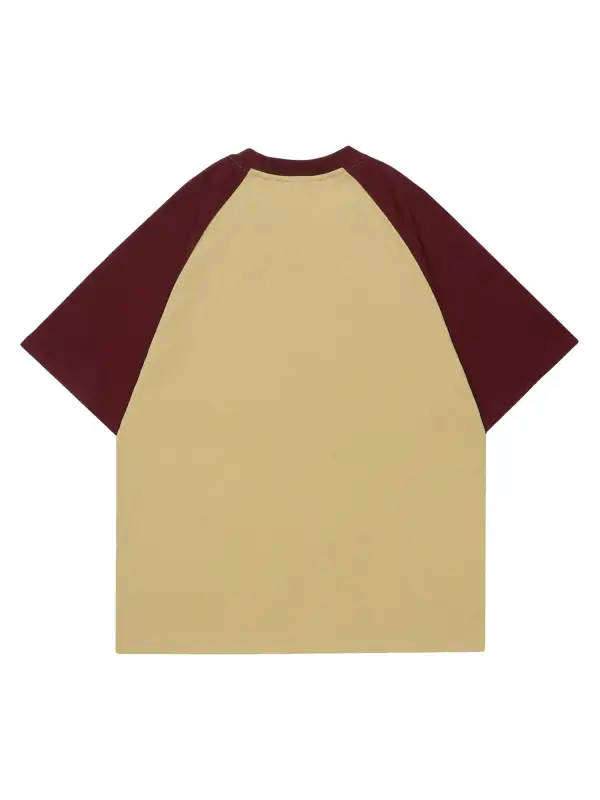 American Vintage Portrait Painting T-shirt - 2031