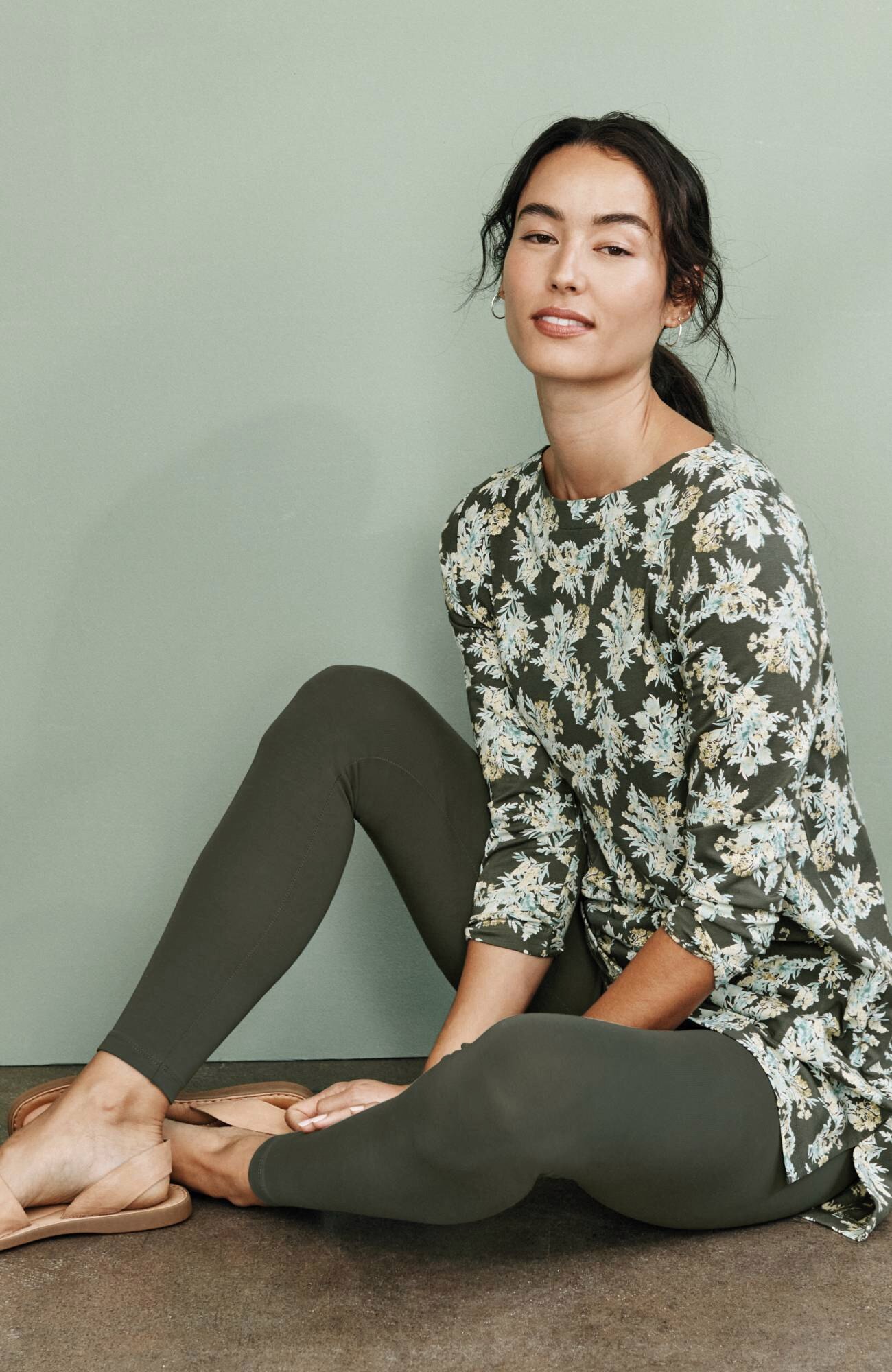 pima ankle-length leggings