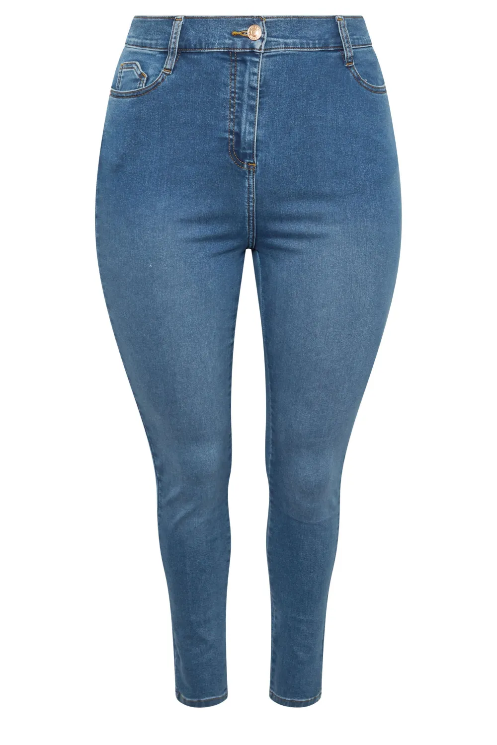 YOURS FOR GOOD Curve Black Skinny Stretch AVA Jeans