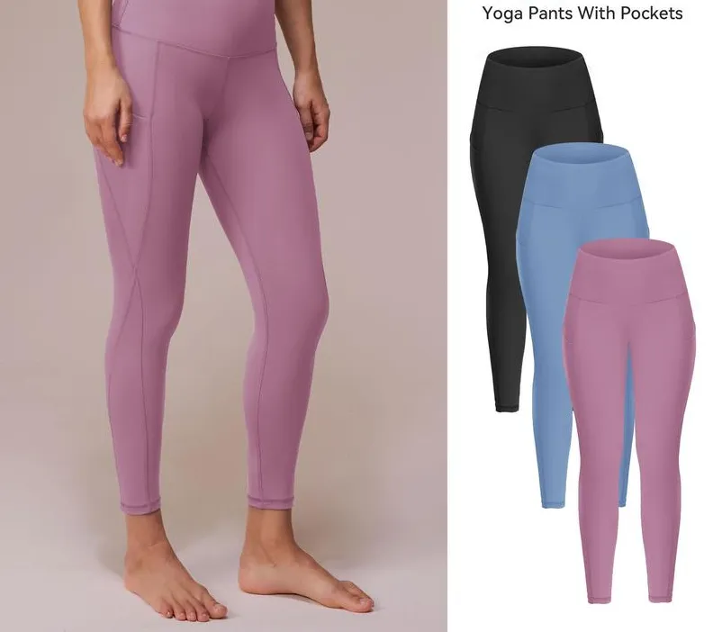 Plus Size Leggings for Women with Pockets - ‌High Wais Breathable & Stretchy Yoga Pants for Summer Casual
