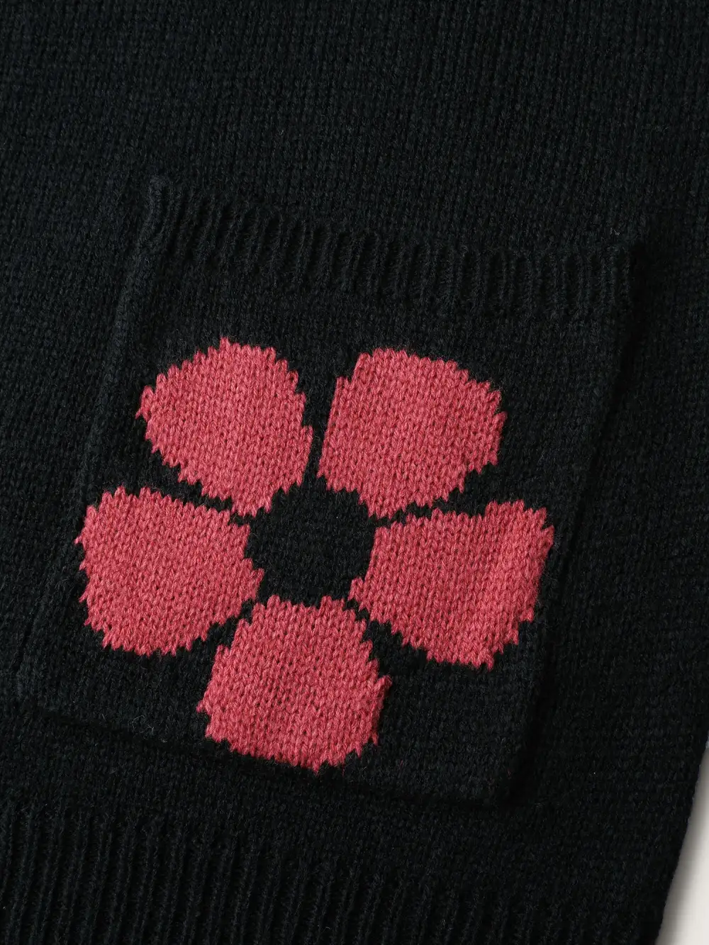 Colorful Floral Pattern Button Knit Cardigan