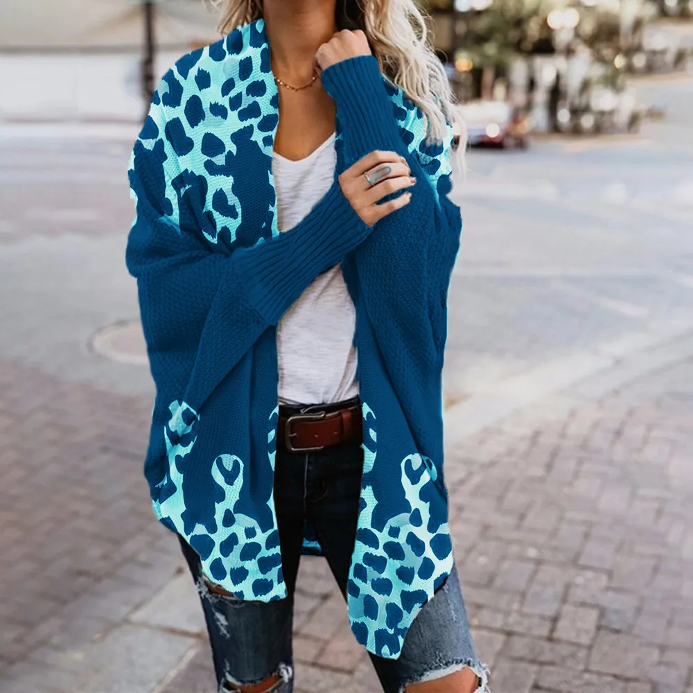 Cardigan Women's Long Knitted Cardigan Sweater Elegant Cuff Long Sleeve Sweatshirt, Long Coat, Jacket, Tops, Outwear, Casual Open Sweater, Women's Autumn Winter Outing Style