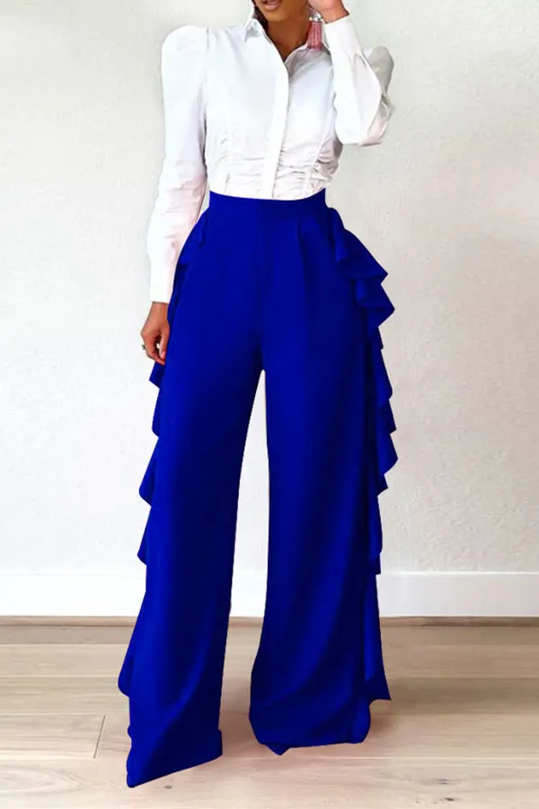  Classic Ruffle Pants
