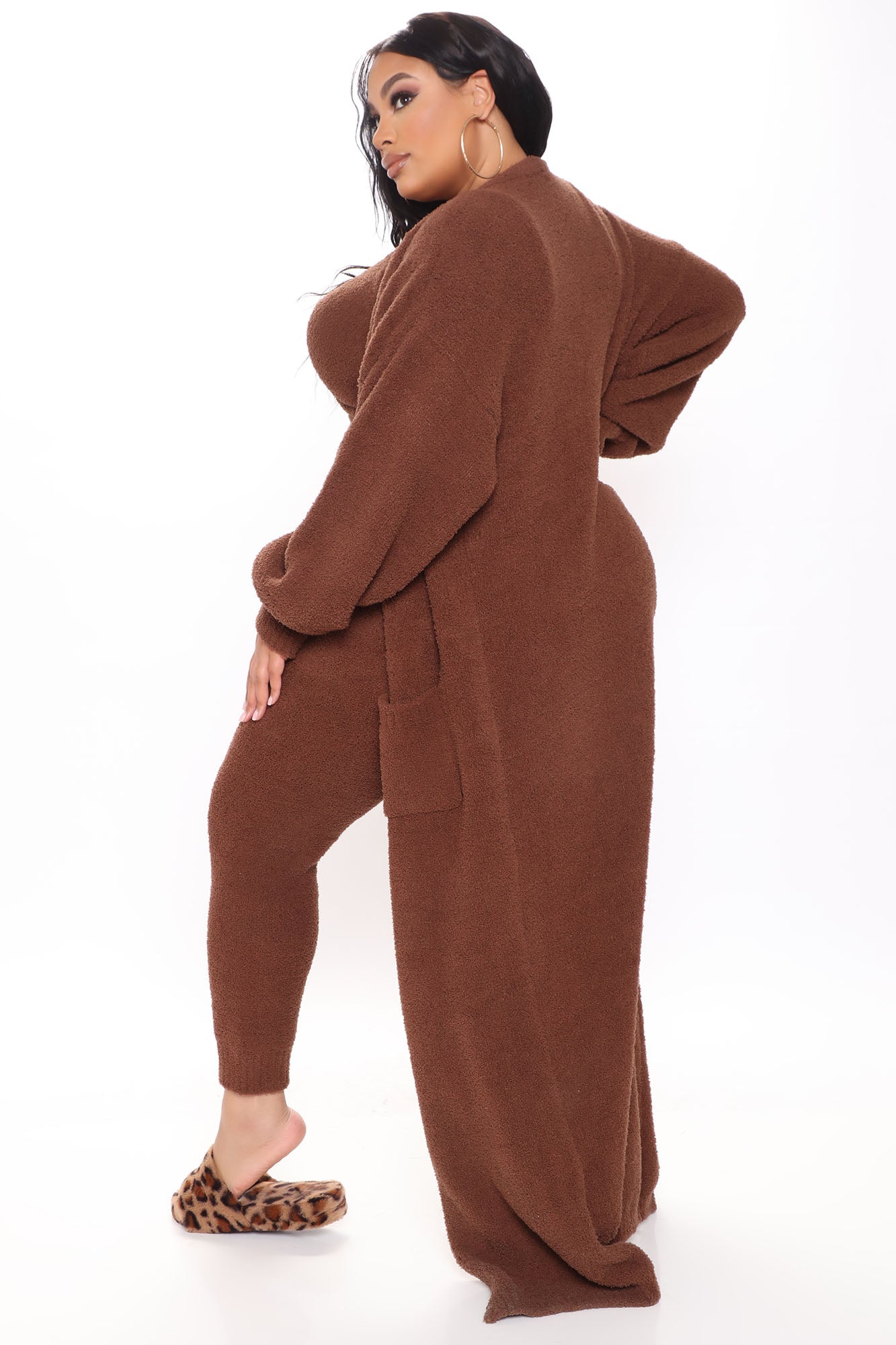 Living So Cozy 3 Piece Legging Set - Brown