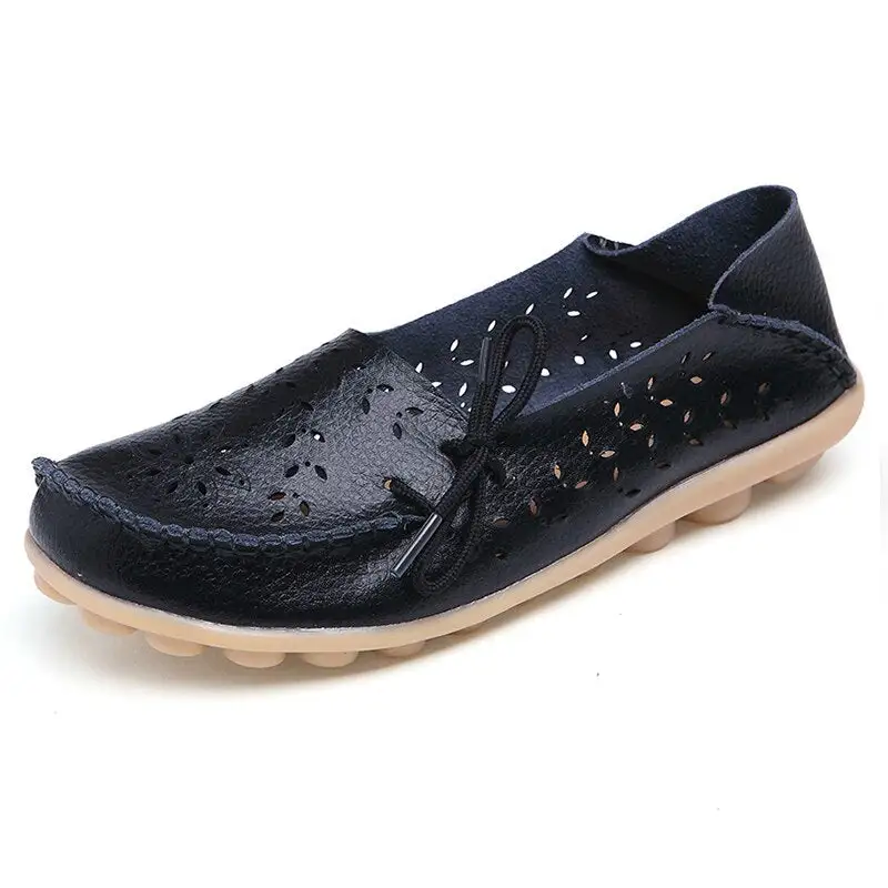 New Hollow Leather Casual Shoes