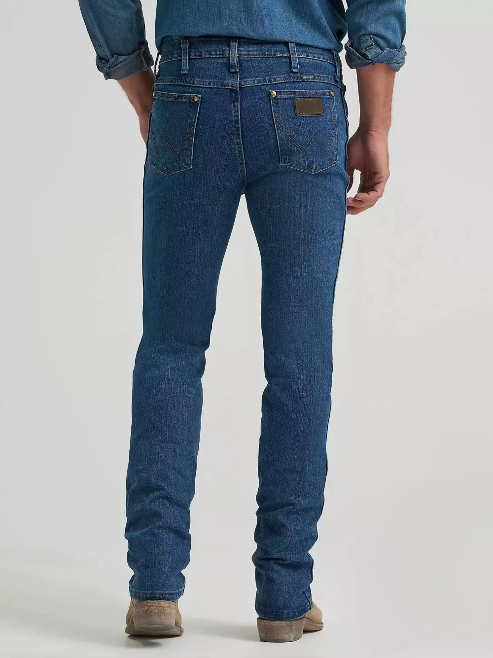 PREMIUM PERFORMANCE COWBOY CUT ADVANCED COMFORT WICKING SLIM FIT JEAN IN MIDNIGHT RINSE