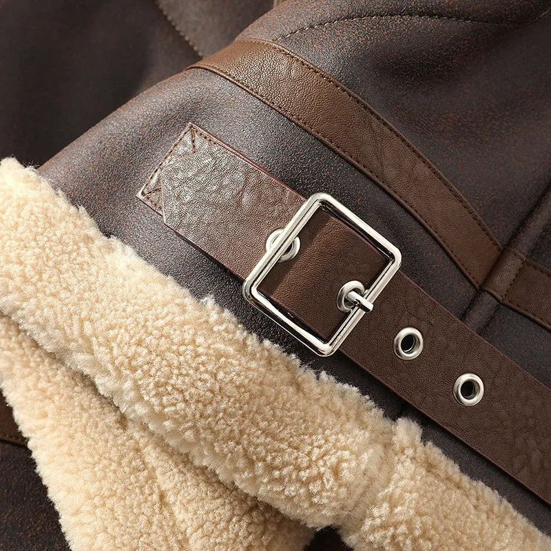 The Flying Tigers Men's Sheepskin Bomber Jacket Luc. 103