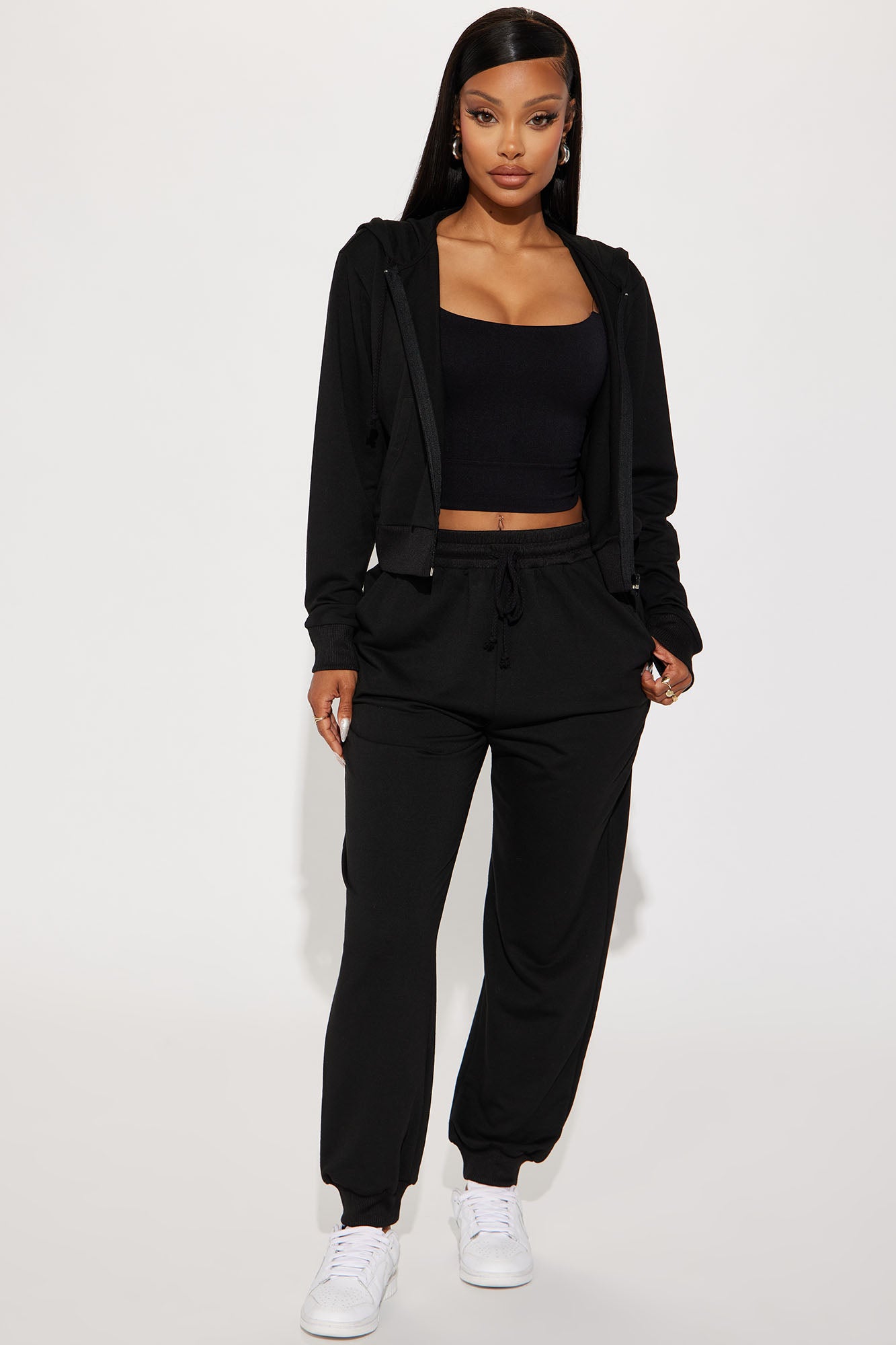 Classic Vibe Jogger Set - Black