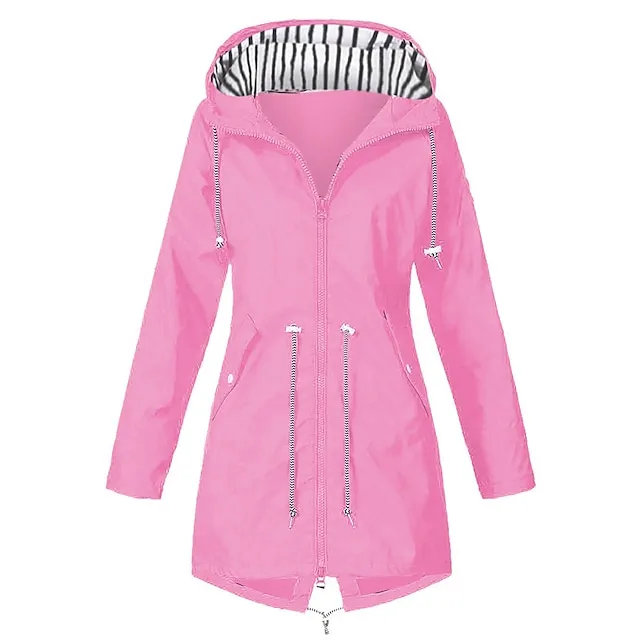 Women's Raincoats Windbreaker Rain Jacket