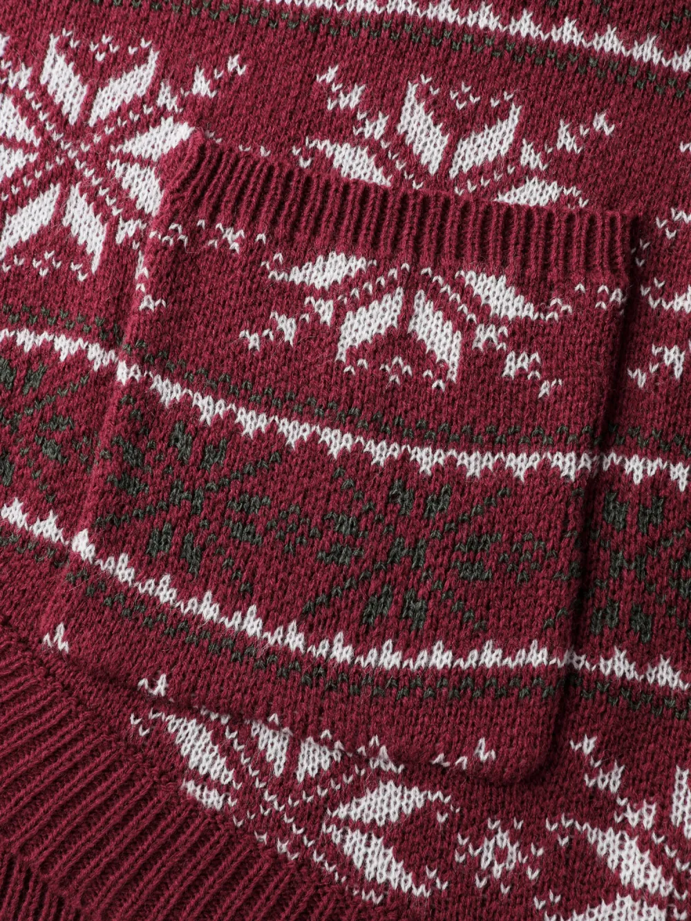 Holiday Curvy Hem Ribbed Knit Cardigan