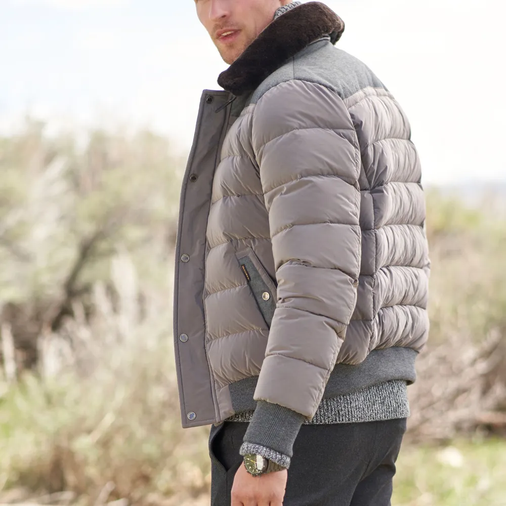 Alpine Nylon Bomber Thermal Jacket