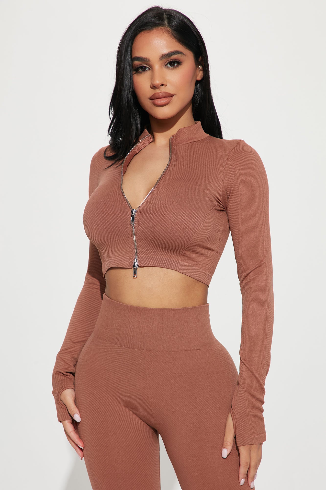 Lounge With Me Legging Set - Mocha
