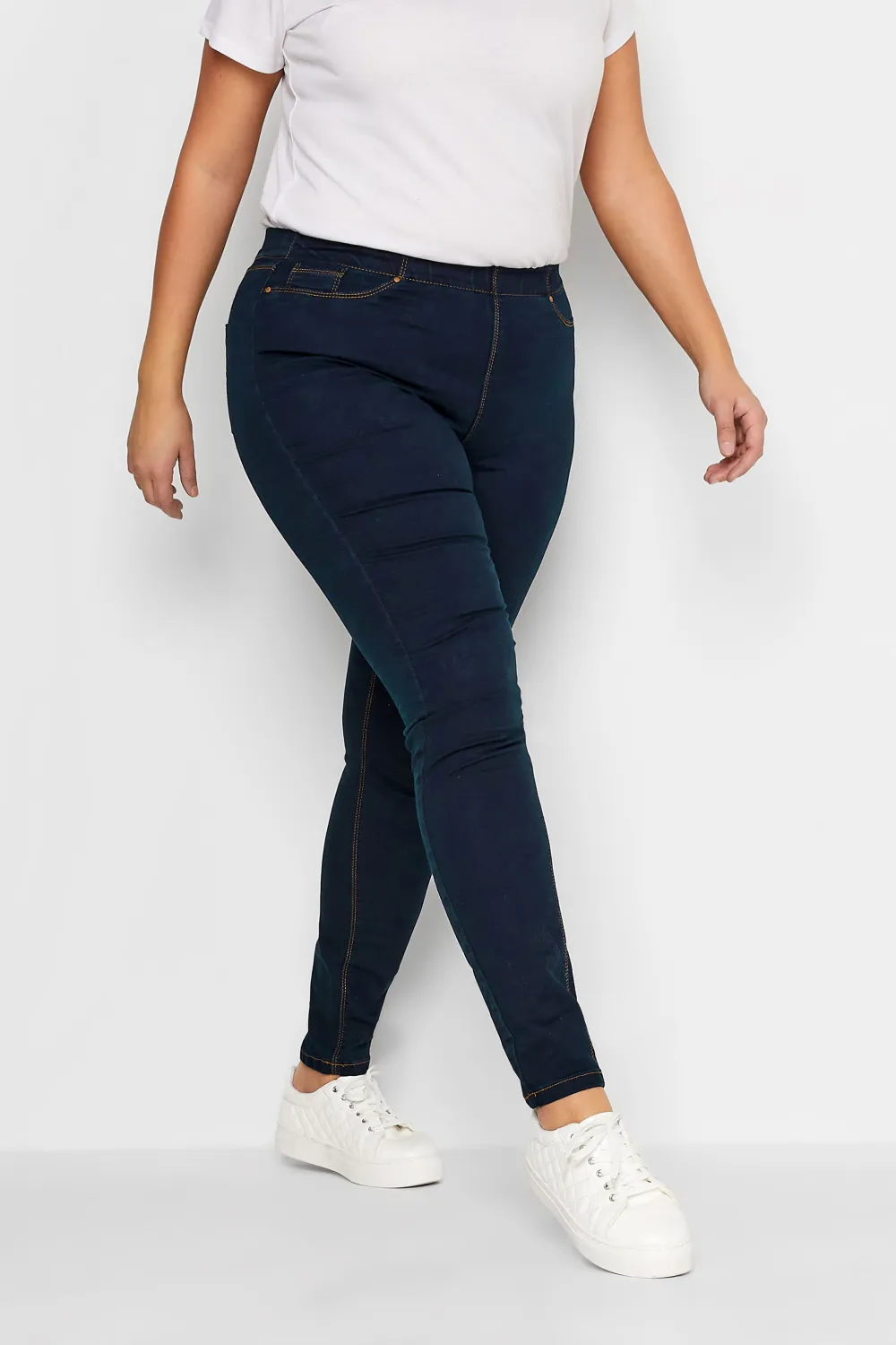 LTS Tall Black Stretch JENNY Jeggings