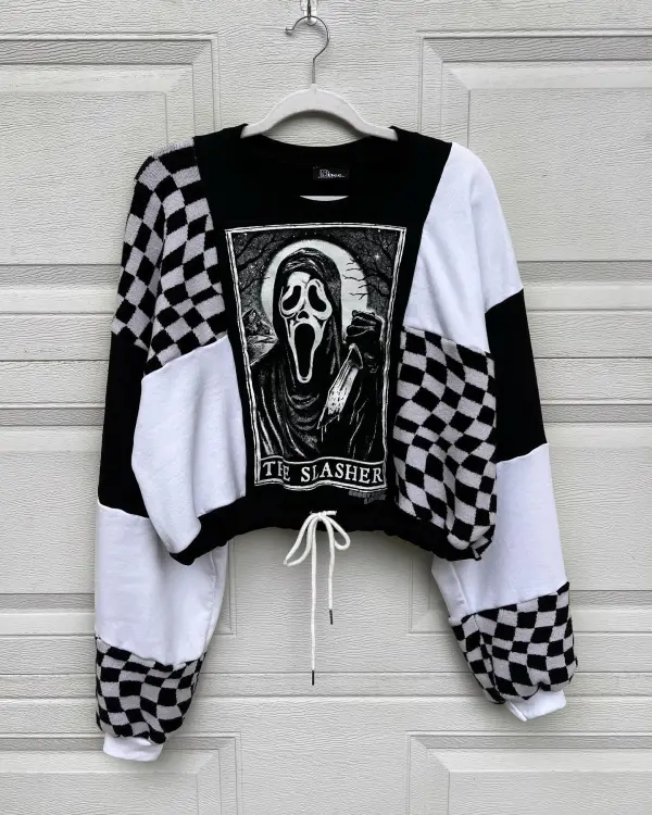 Black  hoodie sweatshirts how perfect and cozy piece for your Halloween day