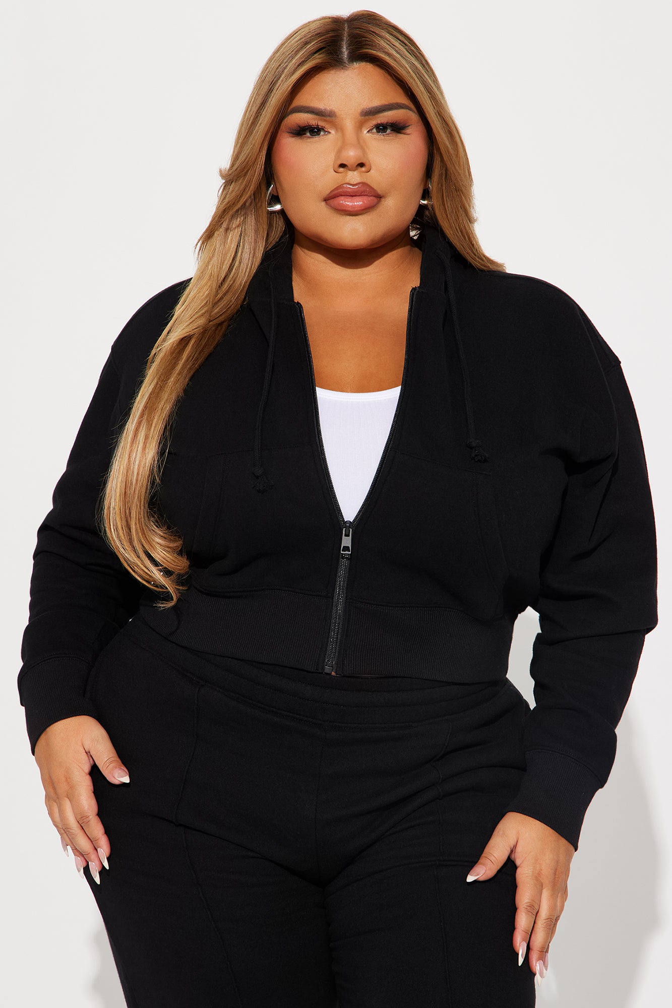 Stayin' In Sweatsuit - Black