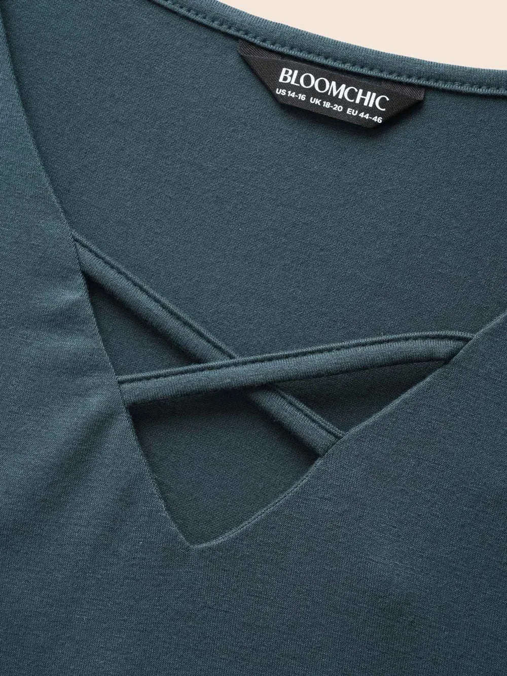 Supersoft Essentials Cross Straps Pleated T-Shirt