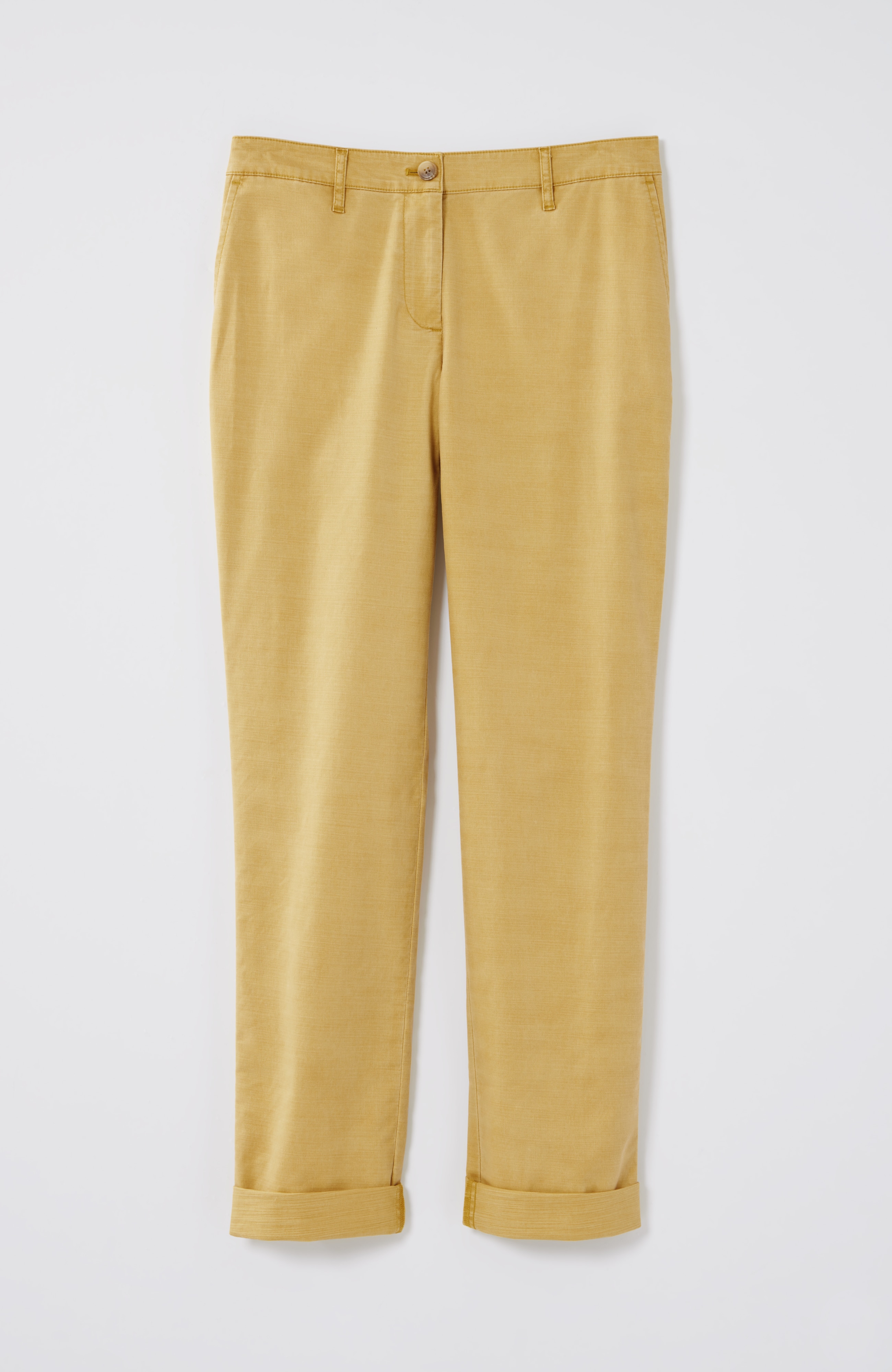 Relaxed Straight-Leg Chino Pants