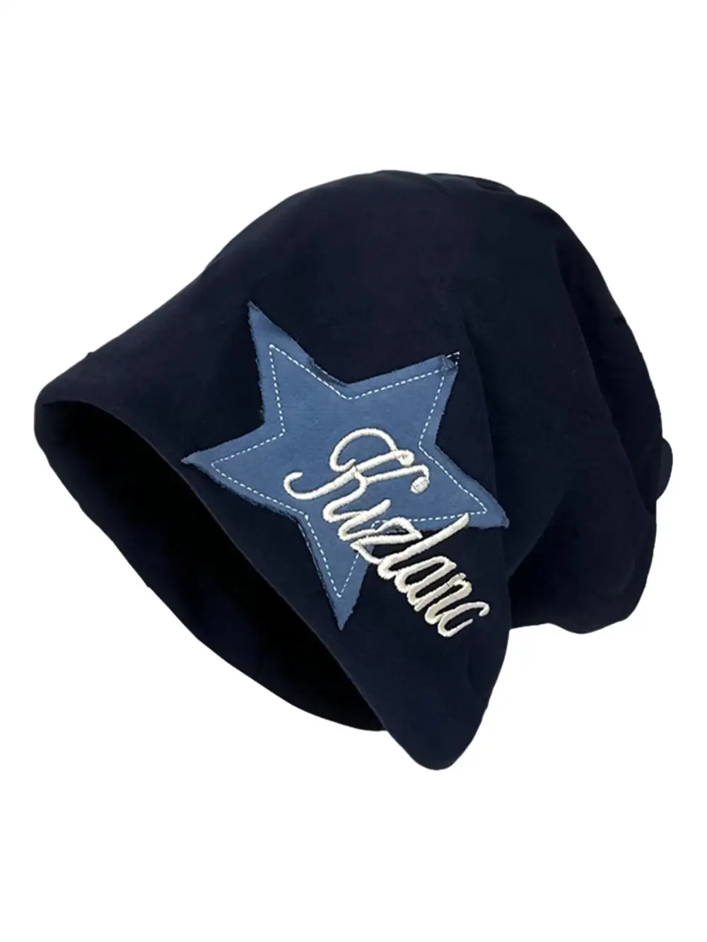 Star Embroidered Wrap Hat - 1703