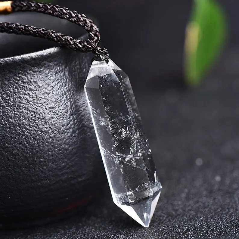 Natural Tiger's Eye Stone Pendant Necklace-Healing Balancing Spiritual Meditation Calming Necklace-Anxiety Relief Necklace Inner Peace Gift