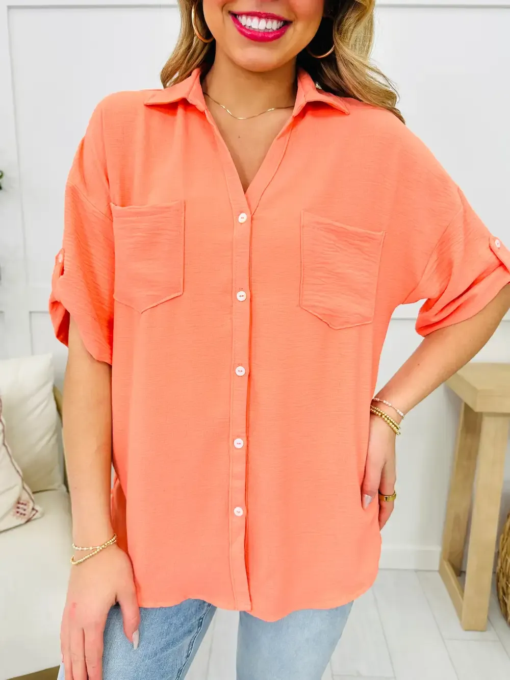 The Perfect Pocket Top- Multiple Colors!