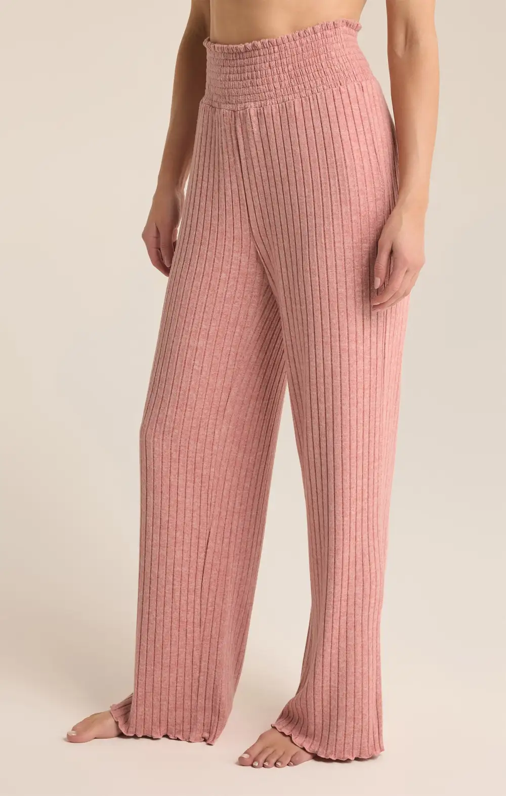 Dawn Smocked Rib Pant