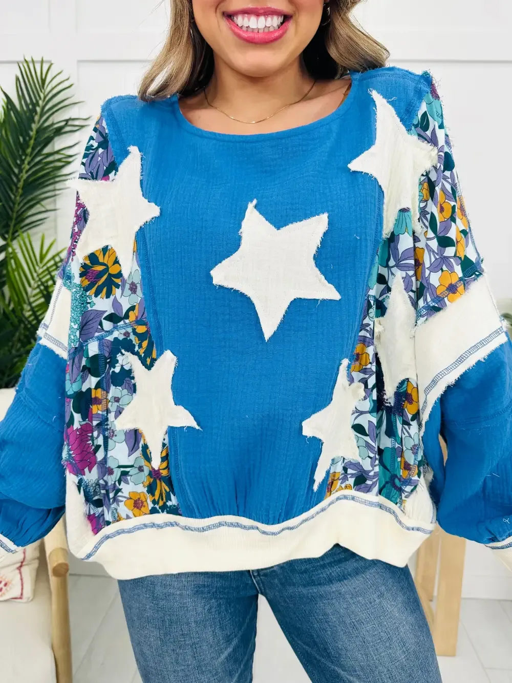 Starry Meadow Pullover