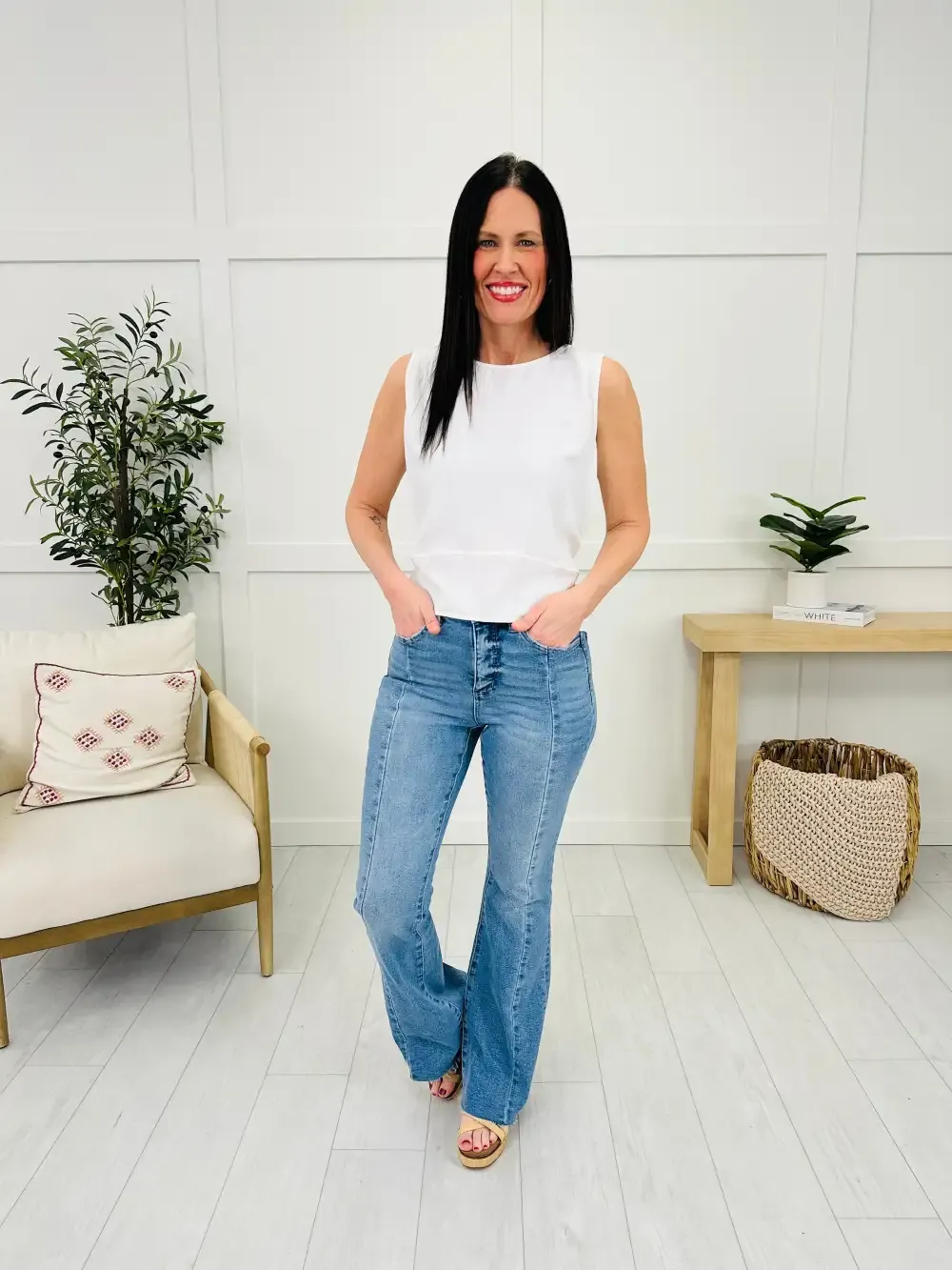 Long and Lean MOCO Exclusive Tummy Control Flare Jeans