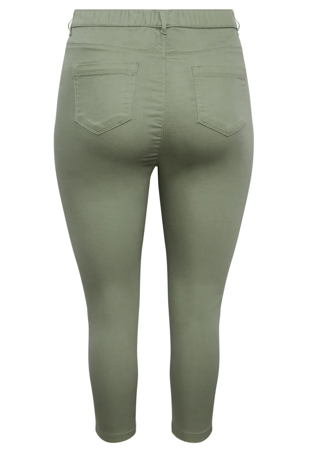 YOURS Curve Rose Pink Cropped Stretch GRACE Jeggings