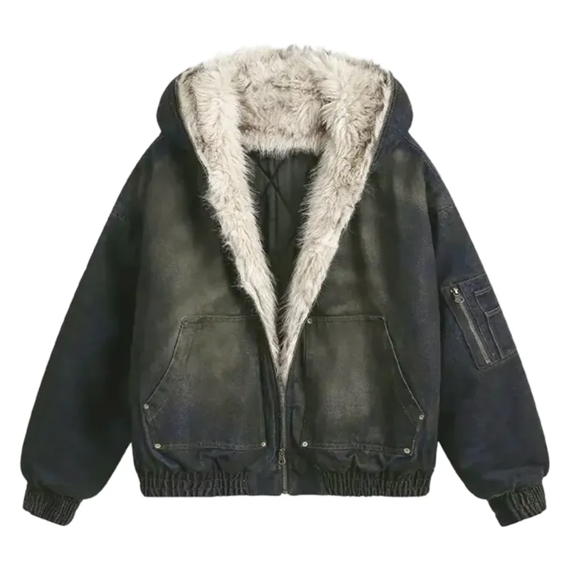 Unisex Fashion Boxy Short Flight Jacket