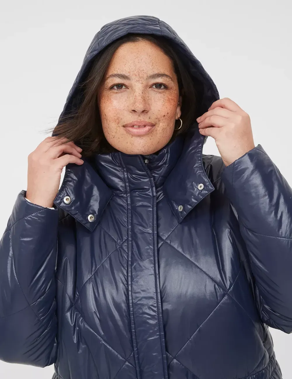 Snap-Front Puffer Jacket