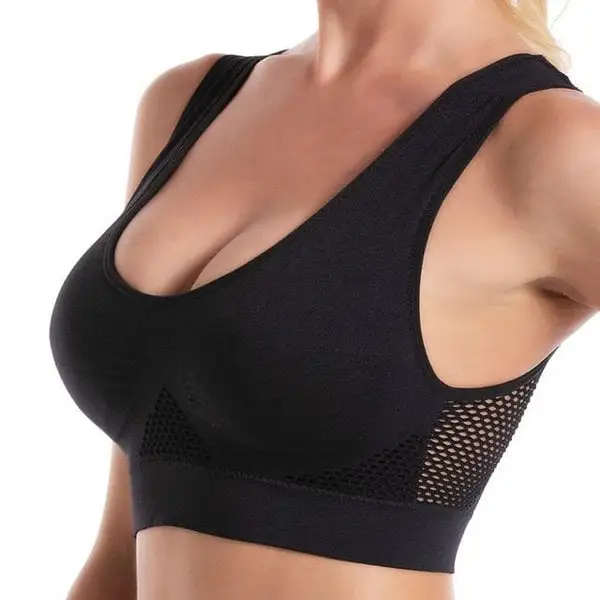 🔥Plus Size S-6XL Cotton Wireless Light Up Air Bra