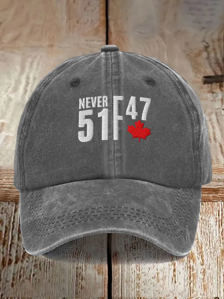 Never 51 F 57 Printed Baseball Caps