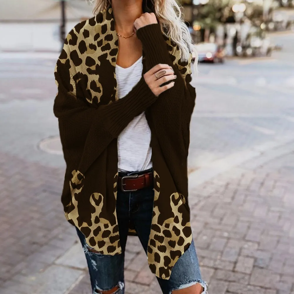 Cardigan Women's Long Knitted Cardigan Sweater Elegant Cuff Long Sleeve Sweatshirt, Long Coat, Jacket, Tops, Outwear, Casual Open Sweater, Women's Autumn Winter Outing Style