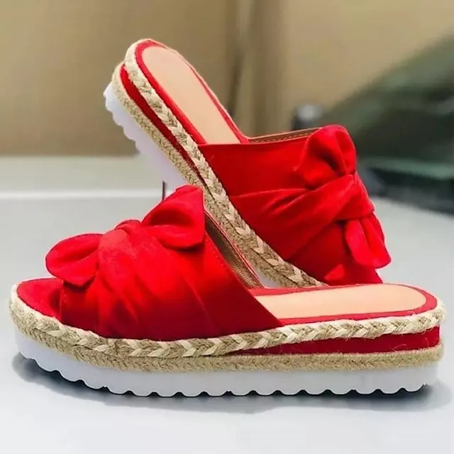 Women's Sandals Slippers Boho Bohemia Beach Espadrilles Platform Sandals Outdoor Daily