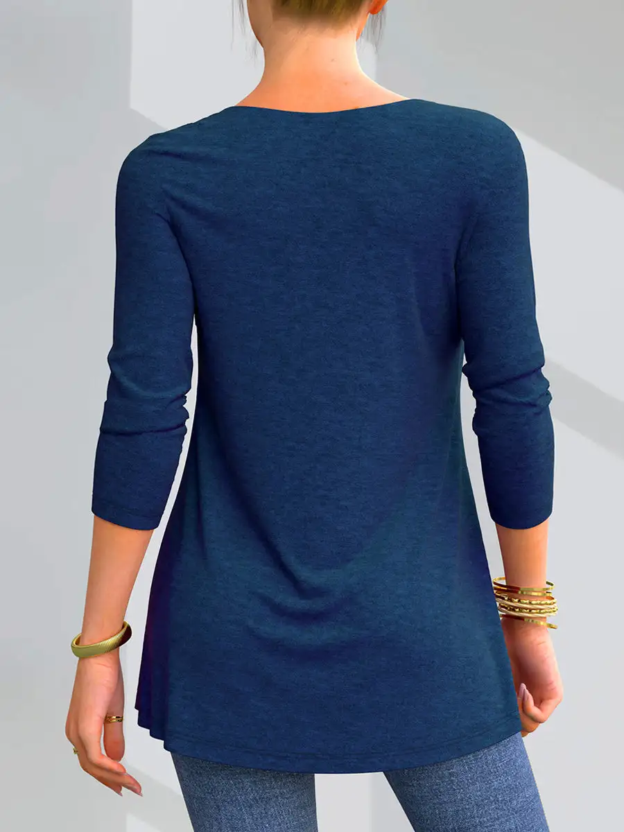 Spring/Autumn Lace Loosen Long Sleeve T-Shirt（⚡Clearance Sale）