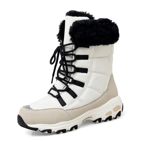 EVERYDAY FAUX FUR TRIM WATERPROOF WOMEN'S BOOTIE