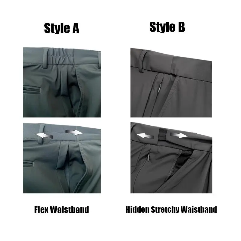 Men's Golf Pants with Expandable Waist