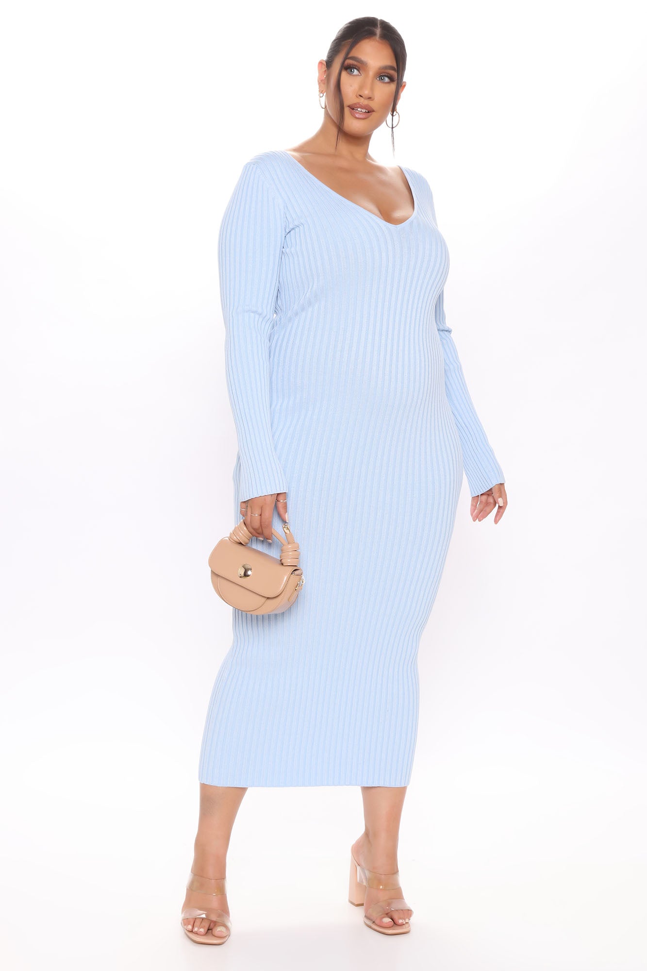 Kallan Knit Dress - Blue