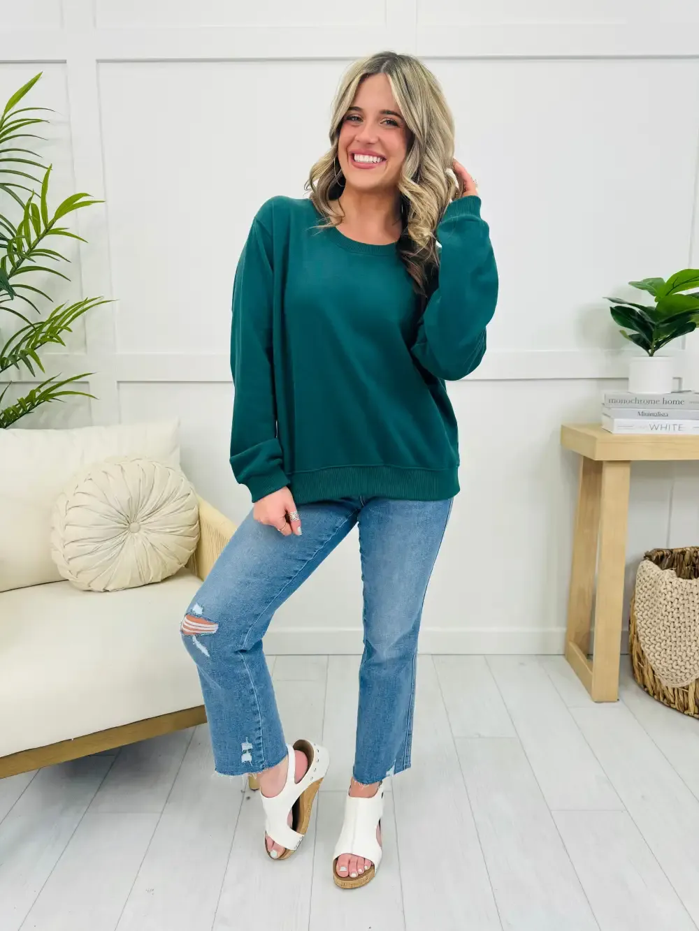 REG/CURVY MOCO Exclusive Basic Babe Pullover- Multiple Colors!