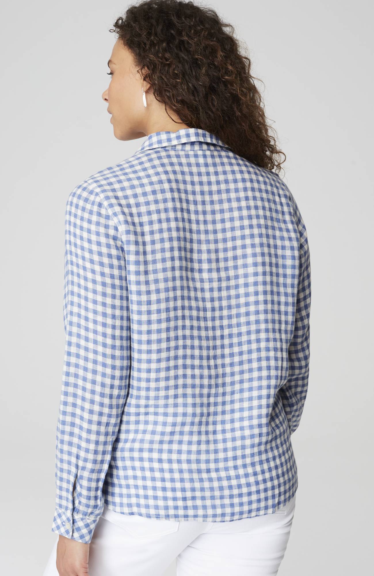 Linen Gingham Popover