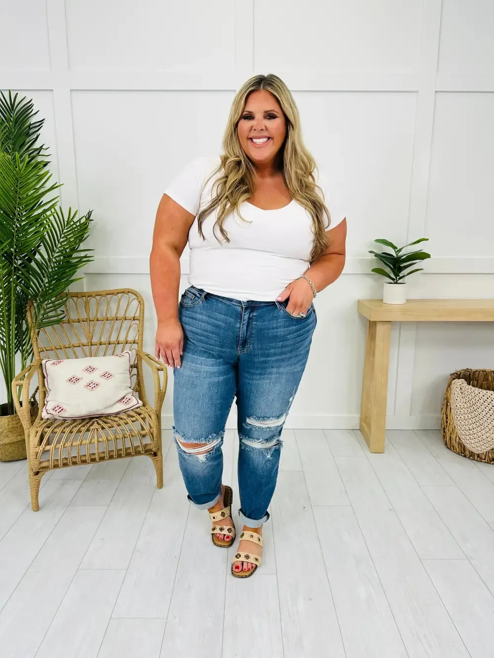 Judy Blue Vintage Revival Boyfriend Jeans