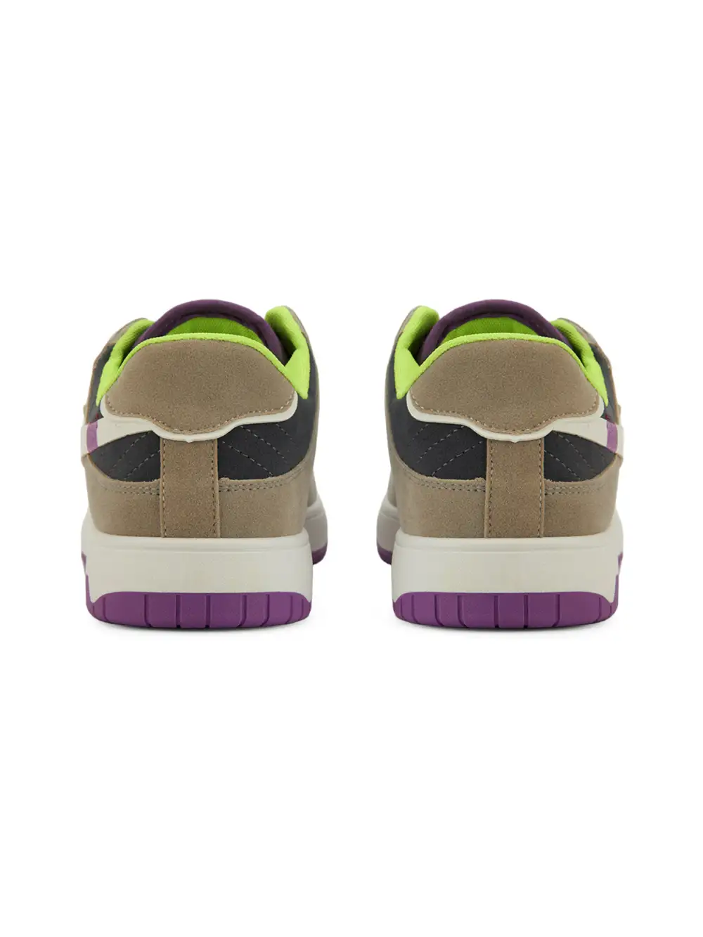 Retro Color-Blocked Casual Shoes - 1974